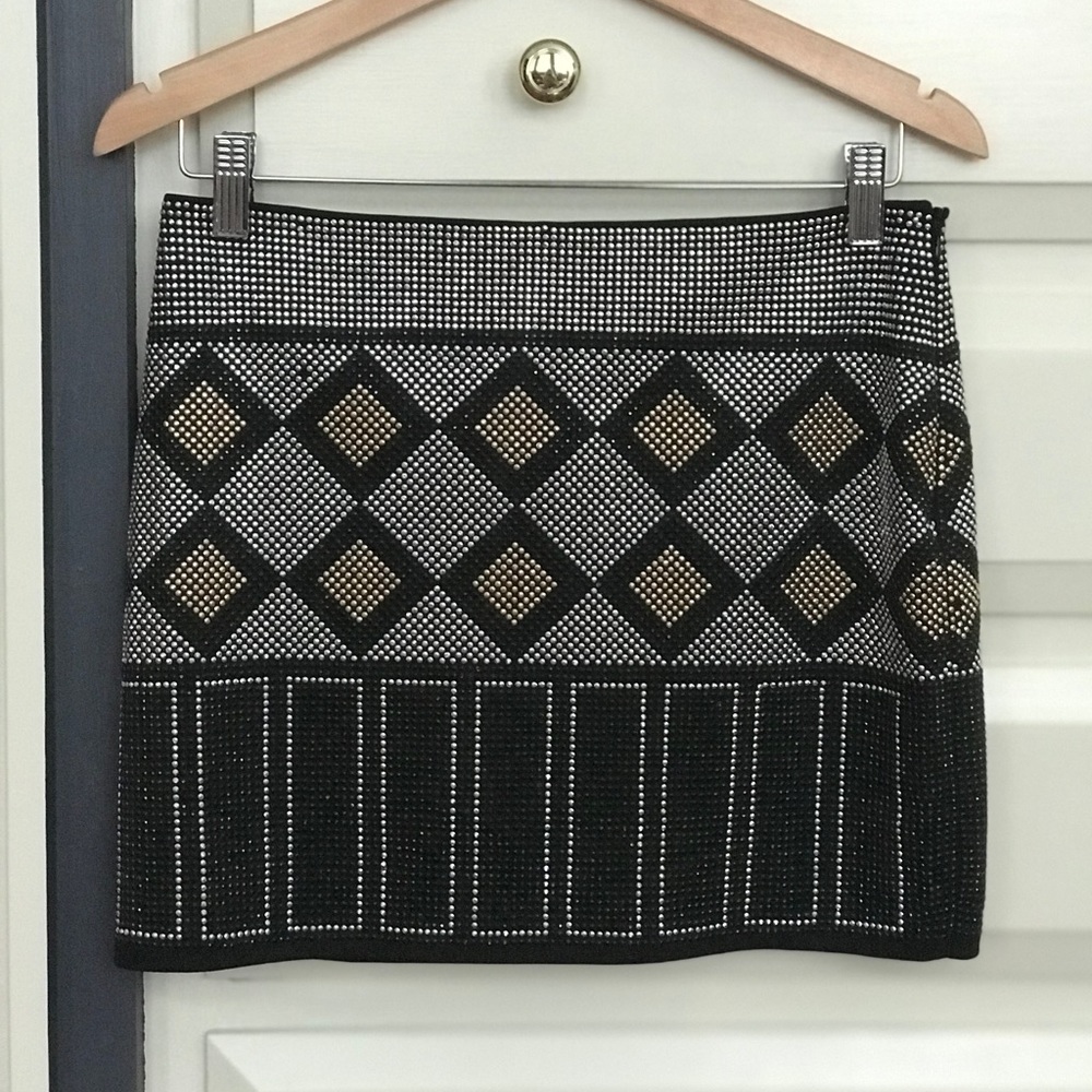 Rhinestone mini skirt 💎